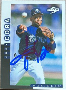 Joey Cora Autographed 1998 Score #151