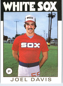1987 Topps #299 JOEL DAVIS Chicago White Sox