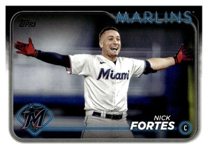 2024 Topps #81 Nick Fortes NM-MT Miami Marlins 