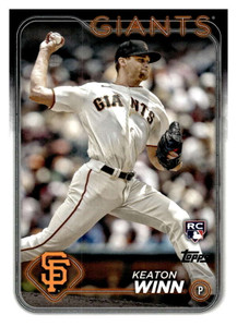 2024 Topps #83 Keaton Winn NM-MT RC Rookie San Francisco Giants 