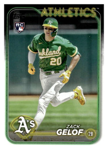 2024 Topps #166 Zack Gelof NM-MT RC Rookie Oakland Athletics 