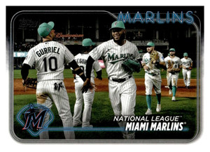2024 Topps #252 Miami Marlins Team Card NM-MT Miami Marlins 