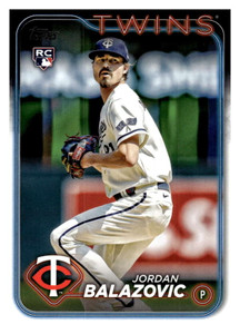 2024 Topps #263 Jordan Balazovic NM-MT RC Rookie Minnesota Twins 