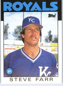 1986 Topps Traded #35T Steve Farr NM-MT Kansas City Royals 