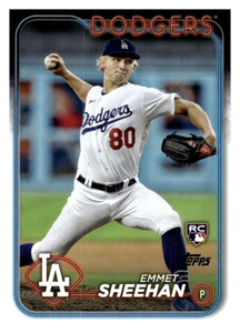 2024 Topps #283 Emmet Sheehan NM-MT RC Rookie Los Angeles Dodgers 