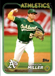 2024 Topps #427 Mason Miller NM-MT Oakland Athletics 