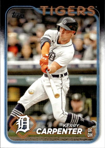 SOLD 151407 2024 Topps #536 Kerry Carpenter NM-MT Detroit Tigers 