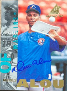 Moises Alou Autographed 1997 Pinnacle Inside #6