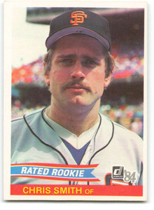 1984 Donruss #46 Chris Smith VG RC Rookie San Francisco Giants 