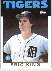 1986 Topps Traded #53T Eric King NM-MT RC Rookie Detroit Tigers 