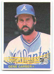 1984 Donruss #287 Gene Garber VG Atlanta Braves 