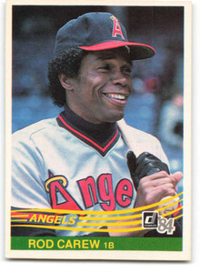 1984 Donruss #352 Rod Carew VG California Angels 