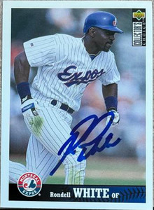 Rondell White Autographed 1997 Collector's Choice #165