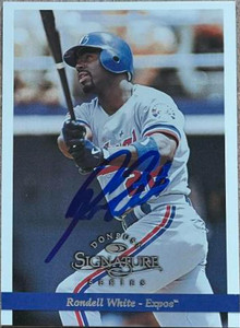 Rondell White Autographed 1997 Donruss Signature Series #13
