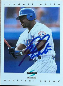 Rondell White Autographed 1997 Score #413