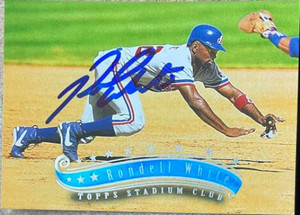 Rondell White Autographed 1997 Stadium Club #224