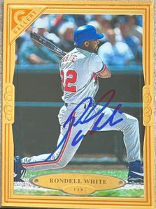 Rondell White Autographed 1997 Topps Gallery #110