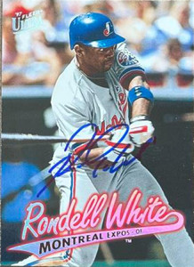 Rondell White Autographed 1997 Fleer Ultra #235