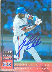Rondell White Autographed 1998 Leaf Rookies & Stars #69