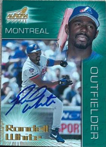 Rondell White Autographed 1998 Pacific Aurora #160