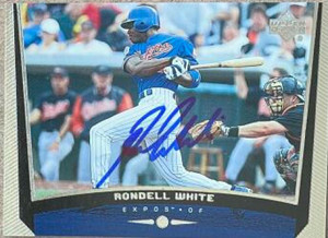 Rondell White Autographed 1999 Upper Deck #418