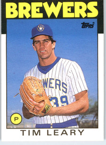 1986 Topps Traded #64T Tim Leary NM-MT Milwaukee Brewers 