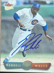 Rondell White Autographed 2002 Fleer Ultra #34