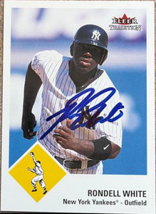 Rondell White Autographed 2003 Fleer Tradition #286
