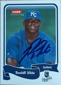 Rondell White Autographed 2004 Fleer Tradition #138