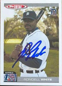 Rondell White Autographed 2004 Topps Total #284