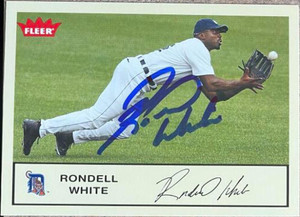 Rondell White Autographed 2005 Fleer Tradition #198