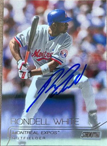 Rondell White Autographed 2015 Stadium Club #137