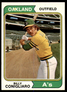 1974 Topps #545 Billy Conigliaro VG Oakland Athletics 