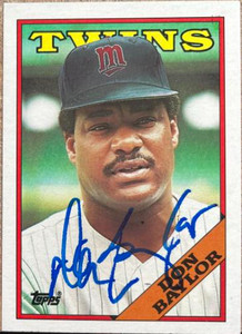 Don Baylor Autographed 1988 Topps #545