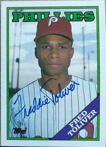 Fred Toliver Autographed 1988 Topps #203