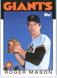 1986 Topps Traded #70T Roger Mason NM-MT RC Rookie San Francisco Giants 