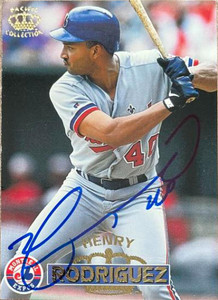 Henry Rodriguez Autographed 1996 Pacific Crown Collection #127