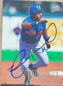 Henry Rodriguez Autographed 1996 Fleer Ultra #508