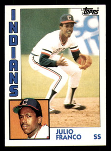 1984 Topps #48 Julio Franco VG Cleveland Indians 