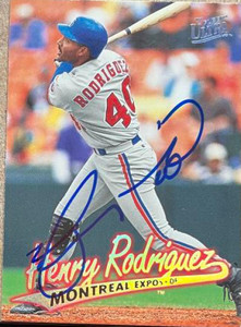 Henry Rodriguez Autographed 1997 Fleer Ultra #233