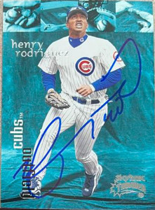 Henry Rodriguez Autographed 1999 Skybox Thunder #99