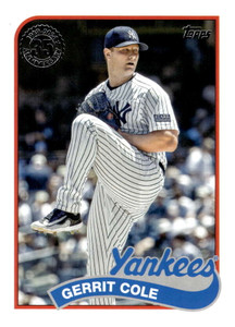 2024 Topps 1989 Baseball #89B-92 Gerrit Cole NM-MT New York Yankees 