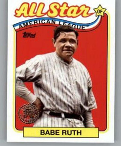 2024 Topps 1989 Baseball All-Star #89ASB-17 Babe Ruth NM-MT New York Yankees 