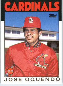 1986 Topps Traded #82T Jose Oquendo NM-MT St. Louis Cardinals 