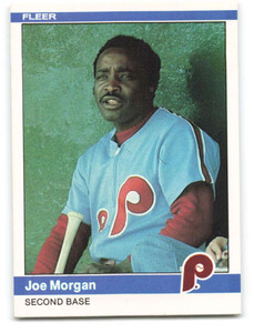 1984 Fleer #43 Joe Morgan VG Philadelphia Phillies 