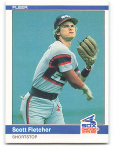 1984 Fleer #59 Scott Fletcher VG Chicago White Sox 
