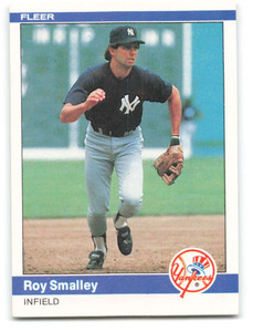1984 Fleer #142 Roy Smalley VG New York Yankees 