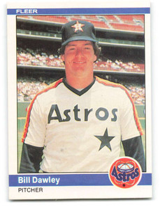 1984 Fleer #223 Bill Dawley VG RC Rookie Houston Astros 