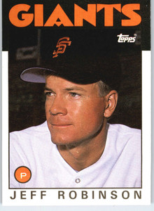 1986 Topps Traded #93T Jeff Robinson NM-MT San Francisco Giants 