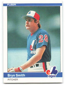 1984 Fleer #287 Bryn Smith VG Montreal Expos 